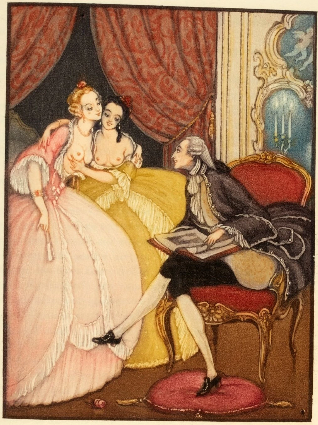Illustrazione del libro di Casanova - Une aventure d'amour à Venise, 1927 1